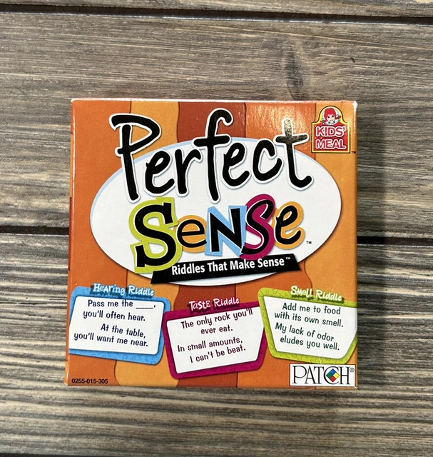 WENDYS KIDS' MEAL PERFECT SENSE RIDDLES TOY 2010 Game