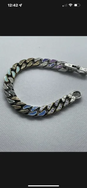 Louis Vuitton, a 'Chain Link' bracelet designed by Virgil Abloh. - Bukowskis
