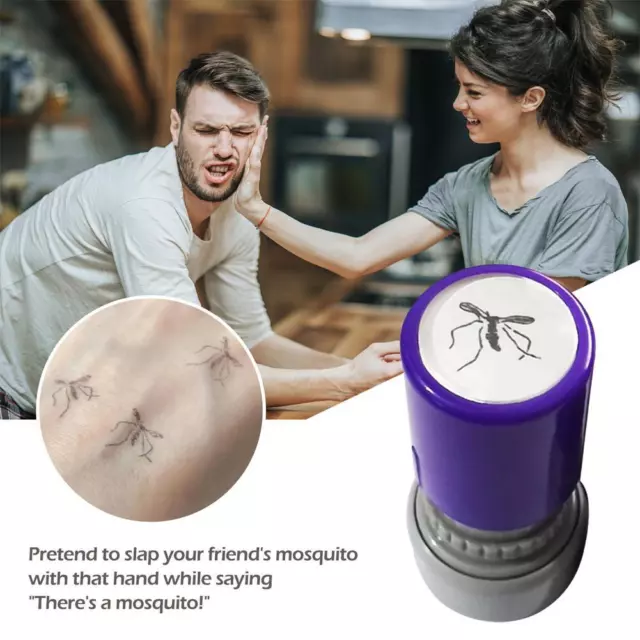 Mosquito Ink Stamps Funny Novel Toys Strange Mosquitoes Tools Trick. S8M0