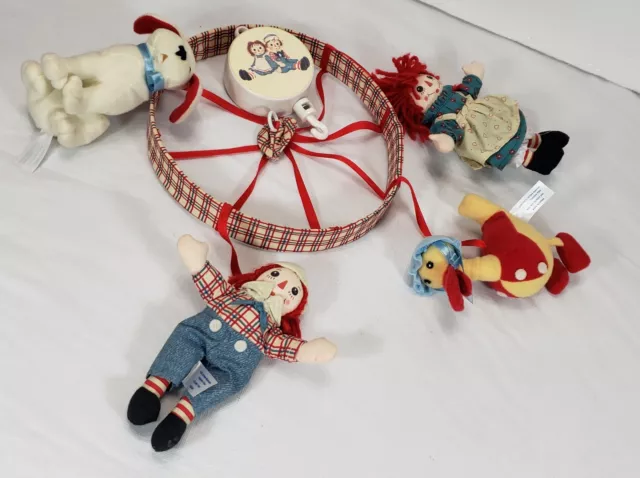 Raggedy Ann & Raggedy Andy Musical Mobile Nursery Decor, Video