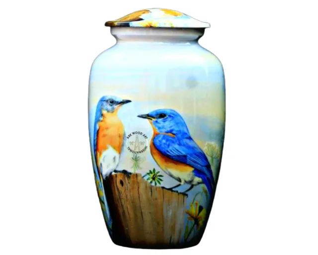 Birds Love Design Cremation urn for Your Family Members and Friends Love's large