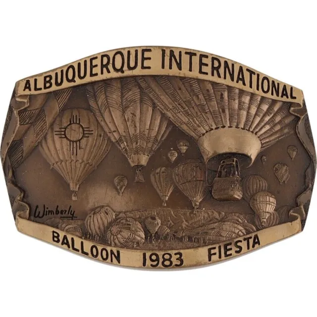 Albuquerque International Ballon Aibf Fiesta Chaud Air NOS Vintage Ceinture