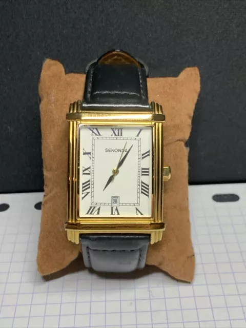 SEKONDA GOLD TONED Men s Dress Watch Ref. 3852 20.00 PicClick UK