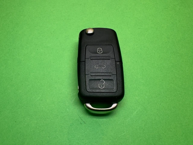 Key Remote Control Transmitter Unit For VW & ŠKODA - 434 MHz, OEM# 1J0959753DA, Includes Case & PCB