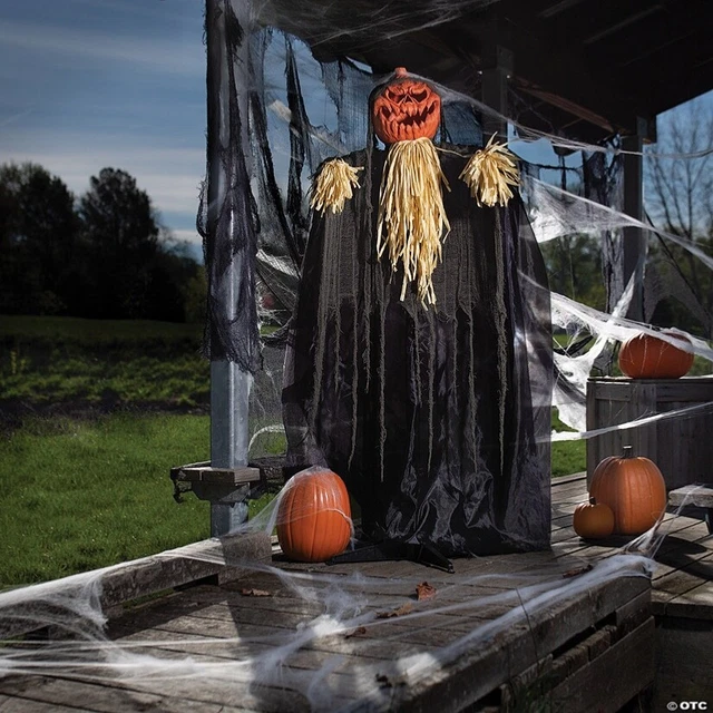 59'' Holloween Ghost Prop Electric Holiday Decor Party Gift Sound Lighted, Pumpkin