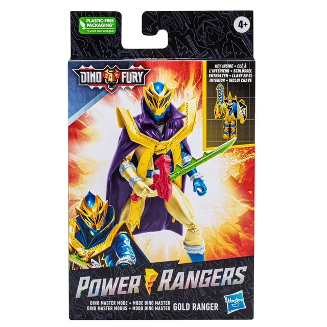 Power Rangers Dino Fury – Action Figure Hengeman 15cm Con Lancia E Scudo, Chiave Inclusa, Dai 4 Anni - 2
