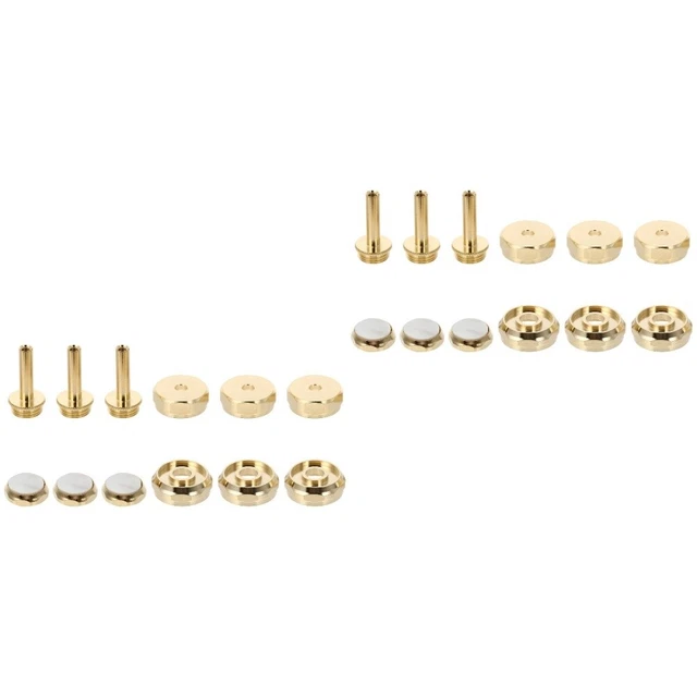 2x kit riparazione tromba pulsante per pistone tromba bottone pistone per tromba