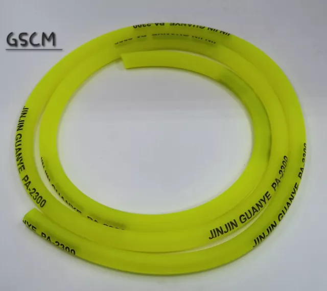 💥Motorcycle Yellow Fuel Line Petrol Pipe 1m long 5mm I/D x 8mm O/D💥