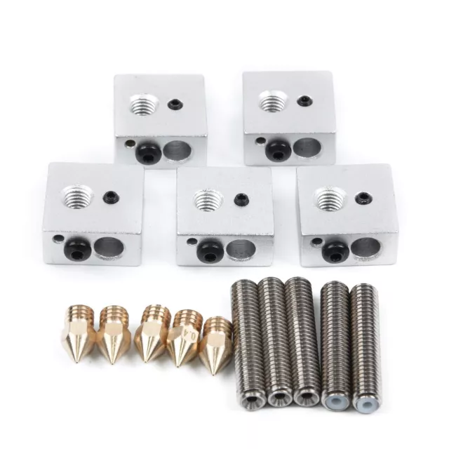 Tube Print Nozzle Extruder Works Accessory Throat Brass Kit High Quality