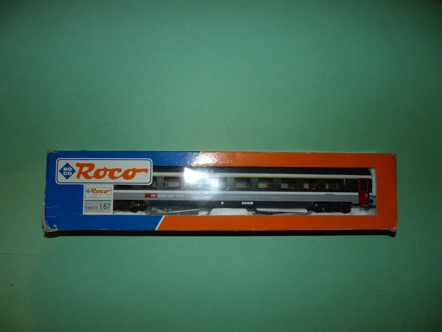 ROCO VOITURE VOYAGEURS 1ière classe UIC Z EUROFIMA "orange" FS 44636.2