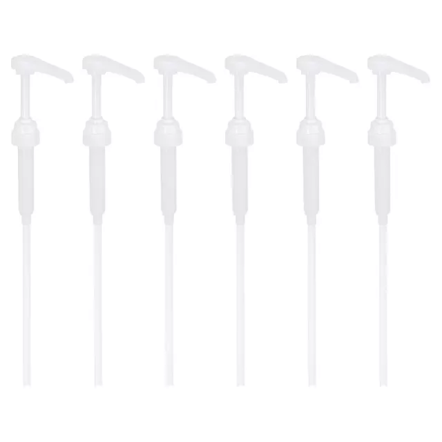 Confezione da 6 pompa sciroppo caffè adatta a bottiglie 750 ml dispenser tè latte latte bianco