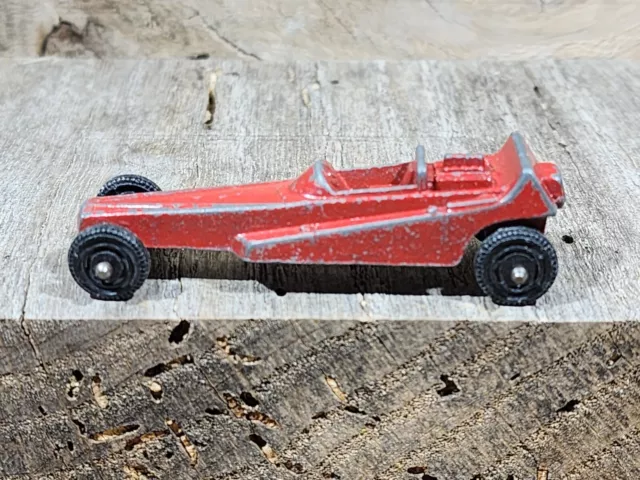 Vintage Tootsie Toy Wedge Dragster Die Cast Race Car Red