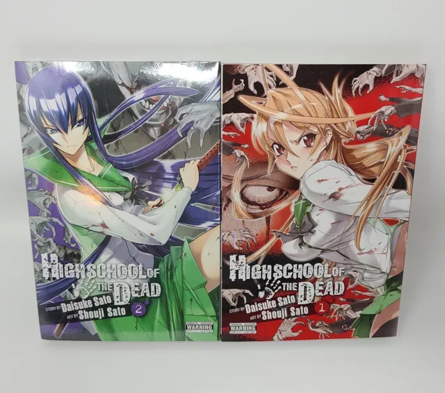 High School of the Dead Vol. 1 Manga by Daisuke Sato (English, Yen Press,  2011)