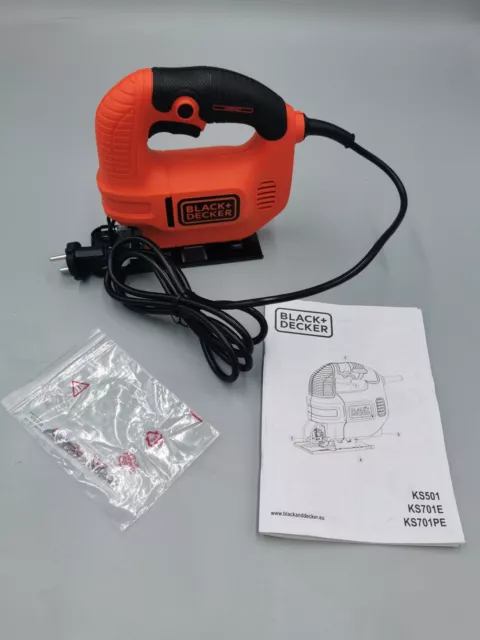 Black & Decker KS501-GB 400 W Compact Jigsaw with Blade NOT FOR USA