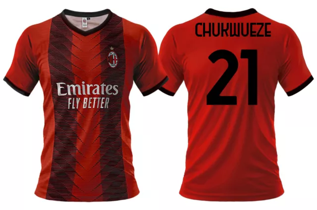 Camiseta Chukwueze Milán 2024 Oficial Adulto Niño 2023 Sportbaer