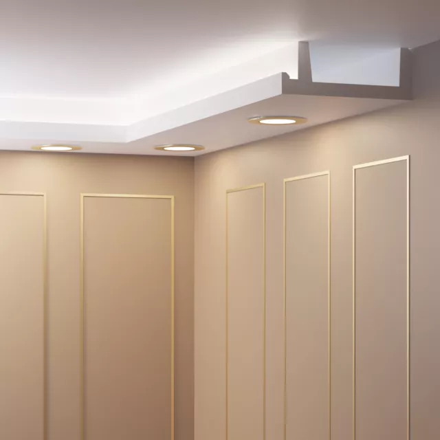 6 Mètres LED Lumière Corniche de Plafond Profil Spot pour Eclairage Indirect