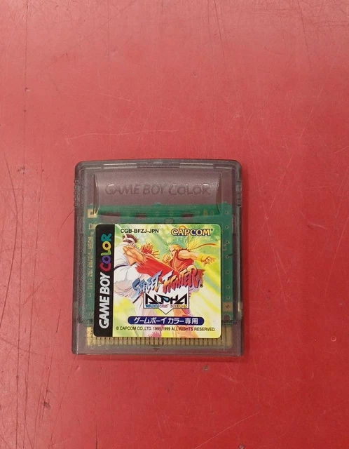 Jeu Street Fighter Alpha - Version Game Boy Color Originale (EUR), état Correct