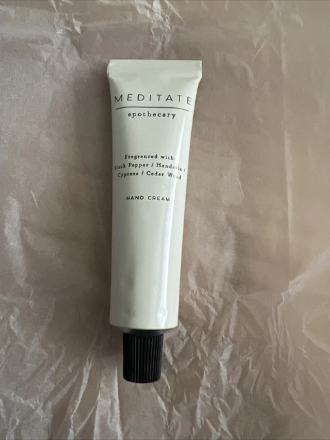 Marks & Spencer Meditate Apothecary Hand Cream 30g black pepper mandarin cedar