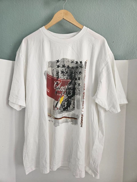 Andy Warhol Campbell Soup Marilyn Monroe T Shirt Size XL