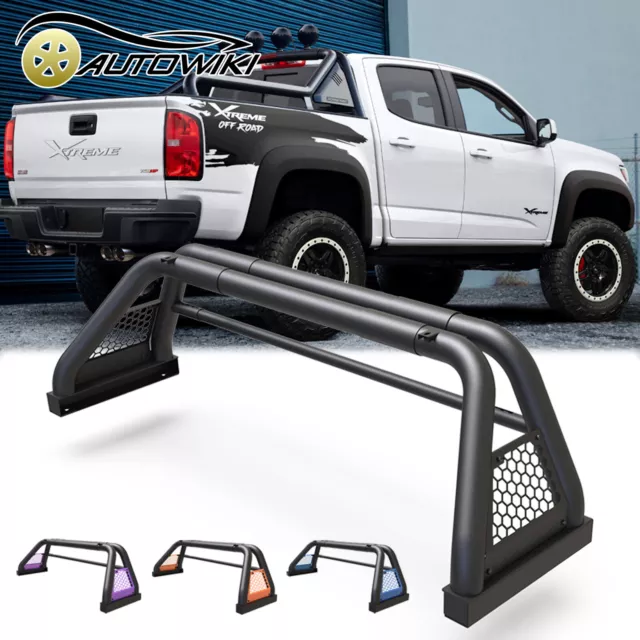 Adjustable Sport Bar Truck Bed Chase Rack Roll Bar For 2015-2023 Chevy Colorado