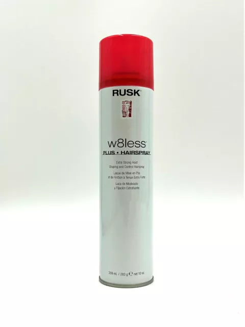 Rusk W8less Plus Hairspray Extra Strong Hold 55% VOC 10 oz