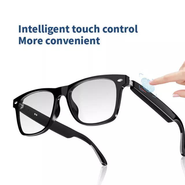 Wireless Bluetooth Smart Glasses with Handsfree Speaker and Stereo Headset