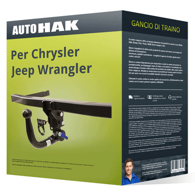 Auto Hak NUOVO estr Auto-Hak Gancio traino compatibile per Chrysler Jeep Wrangler 18 