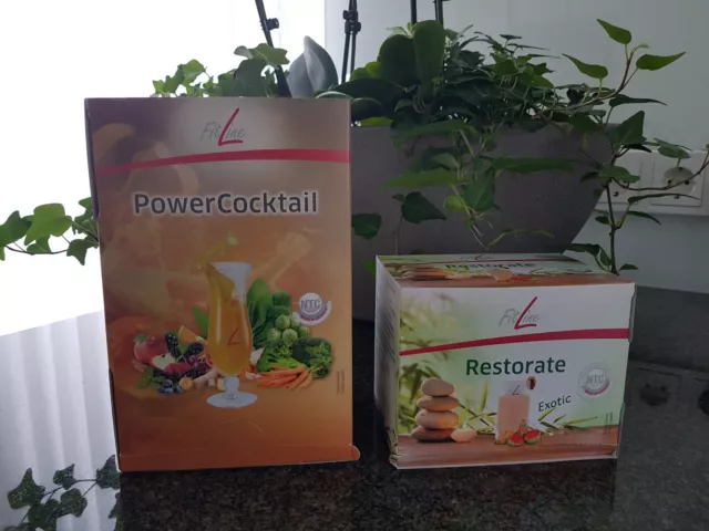 FitLine Optimal-Set PowerCocktail und Restorate Exotic "NEU"