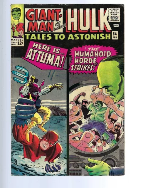 Tales To Astonish  64  -  Giant Man & The Wasp  -  Silver Age Marvel Comics