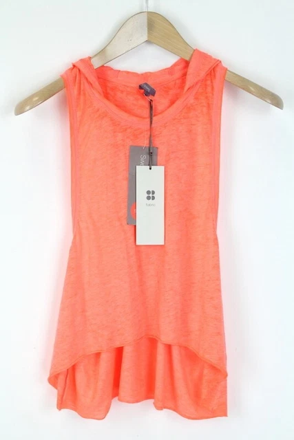 Sweaty Betty Corto con Cappuccio XL Donna Top Leggero Traspirante senza Maniche