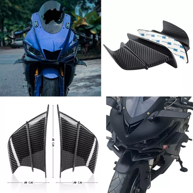 For CBR250R 125R CBR300R CBR500R Aerodynamic Wing Kit Fixed Winglet Fairing Wing