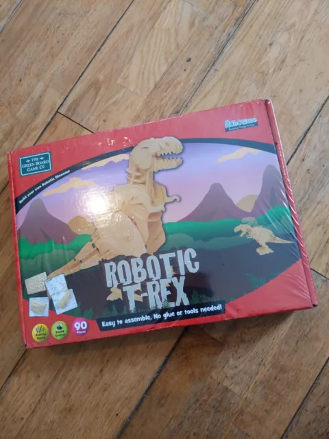 Robotic T-Rex - Build Your Own.  Green Board Game Co. New & Sealed