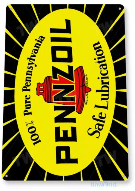 Pennzoil 11 X 8 Tin Sign Nostalgic Reproduction Advertisement Usa