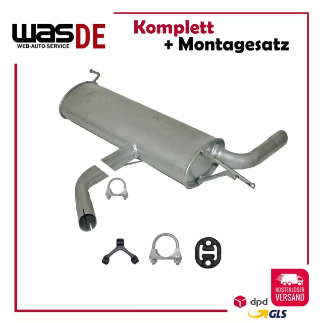 Endschalldämpfer Auspuff SEAT LEON (1P1), (5P1) SEAT ALTEA 1.6 1.9 TDI ab 2004