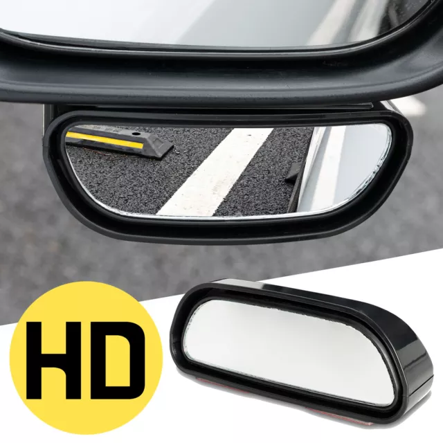 Car Van Exterior Blind Spot Side Rear View Mirror Wide Angle Rearview Convex AU