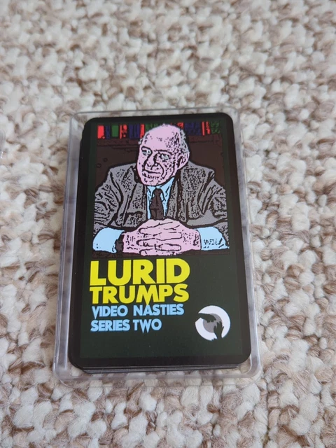 LURID TRUMPS Series 2 Video Nasties Top Trumps Horror Nasty Card Game