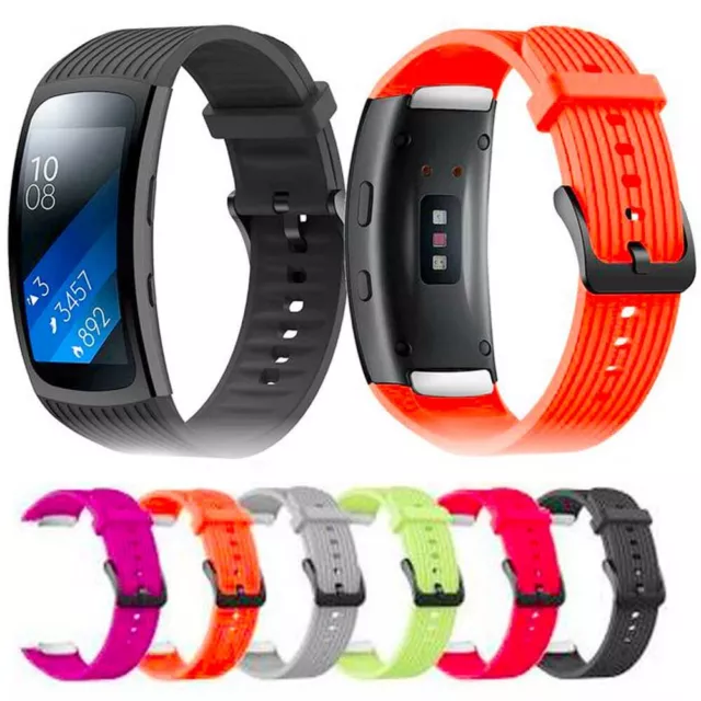 For Samsung Galaxy Gear Fit 2 Silicone Fitness Replacement Band WristBand Strap