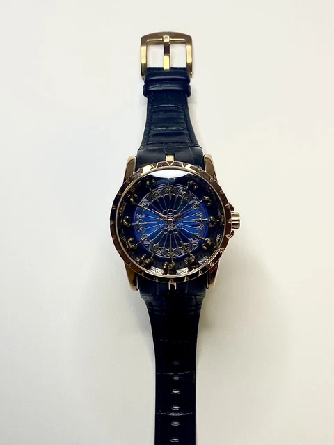Orologio Uomo Dodici Tavola Rotonda Cavaliere Quadrante Grande