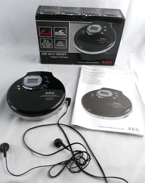 AEG DISCMAN CDP 4212  / Anti-Shock  MP3 / CD Player / inkl. OVP & Anleitung