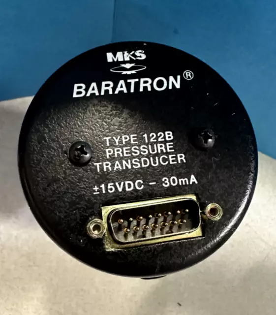 AS IS UNTESTED MKS 122B-11441----S Baratron Pressure Transducer 10TORR 2