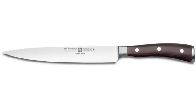 Wusthof Ikon Blackwood 8 Inch Carving Knife 4906 20cm Brand New