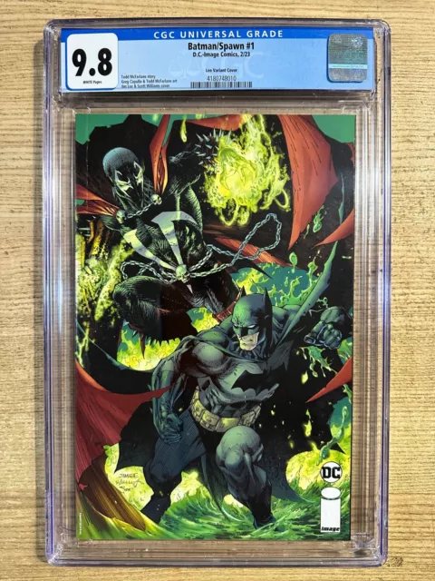 {Defective Slabbed} Batman Spawn #1 2023 DC Comics Jim Lee Variant A CGC 9.8