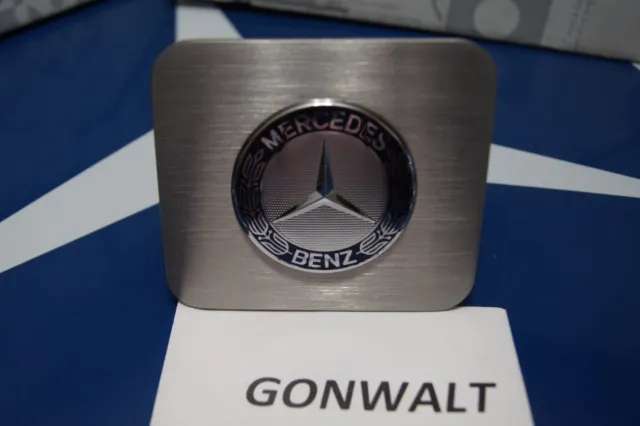 MERCEDES BENZ HITCH Cover Plug Stainless Steel GL320 GL350 GL450