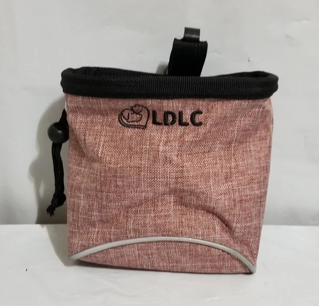 LDLC Pet Dog Obedience Training Treat Feed Belt Bag Pouch Food Snack Denim Red