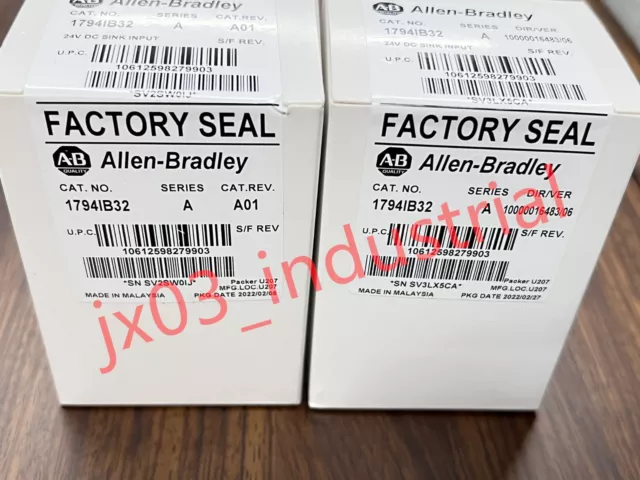 New Factory Sealed AB 1794-IB32 / A FLEX I/O SER A Input Module IN BOX
