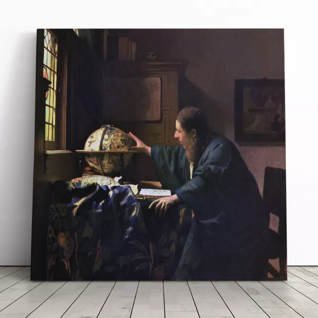 Johannes Vermeer The Astronomer Canvas Wall Art Print Framed Picture Home Decor