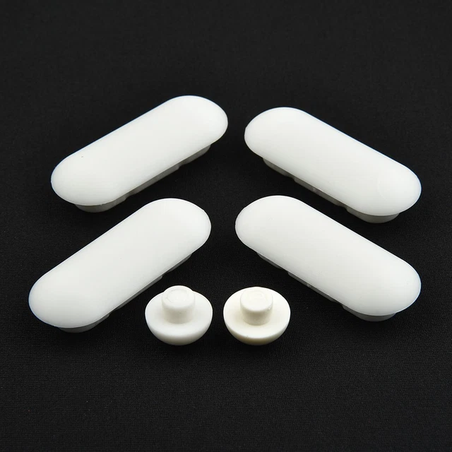 thumbnail image 2 of Toilet Seat Buffer Set Of 10 Toilet Lid Accessories, White 2 of 11