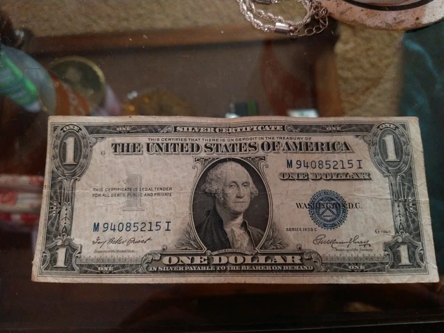 1935 f one dollar silver certificate