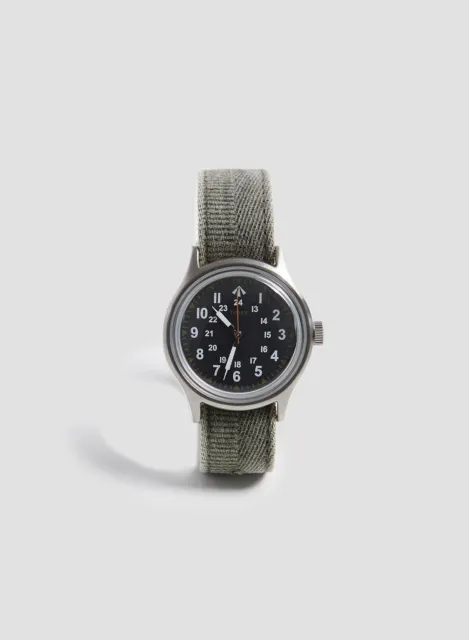 Nigel Cabourn x Timex Broad Arrow Watch with 3 Straps in Presentation Box