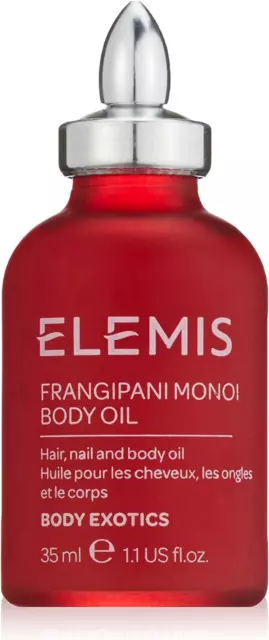 ELEMIS Huile De Corps Frangipani Monoï, Huile De Massage Ultra-Hydratante, Huile